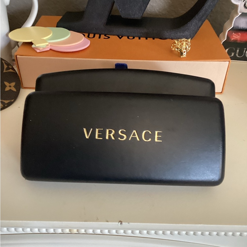 Versace Black Sunglasses Case